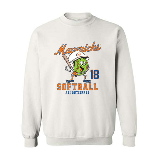 Texas Arlington - NCAA Softball : Abi Gutierrez - Fashion Shersey Crewneck Sweatshirt-0