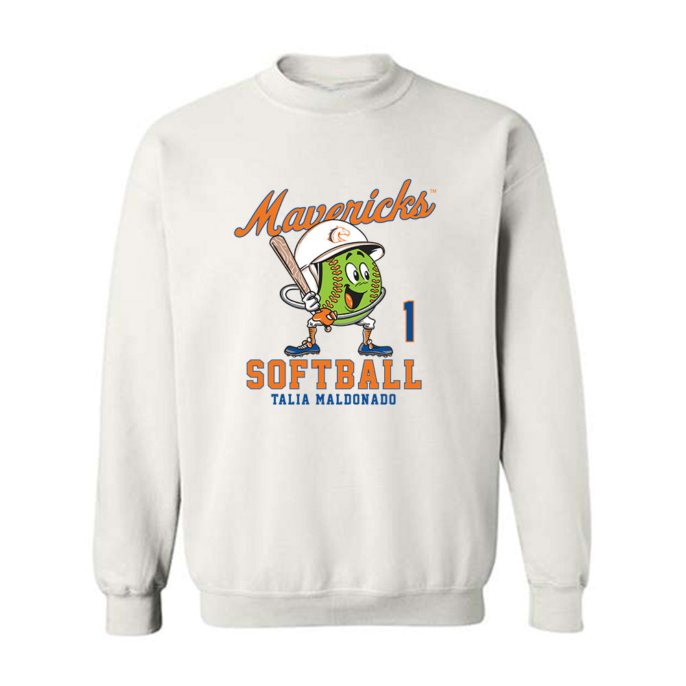 Texas Arlington - NCAA Softball : Talia Maldonado - Fashion Shersey Crewneck Sweatshirt-0