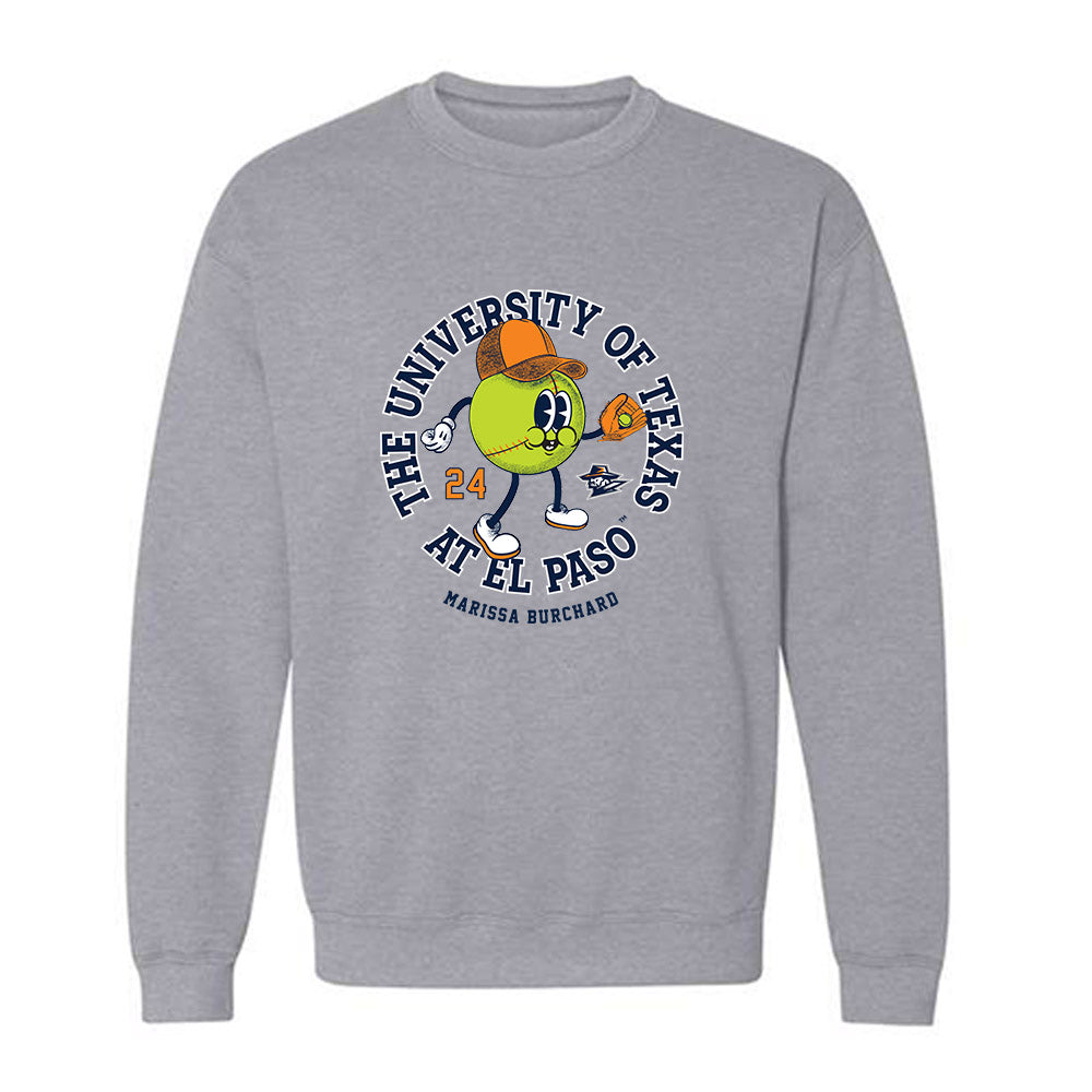 UTEP - NCAA Softball : Marissa Burchard - Fashion Shersey Crewneck Sweatshirt