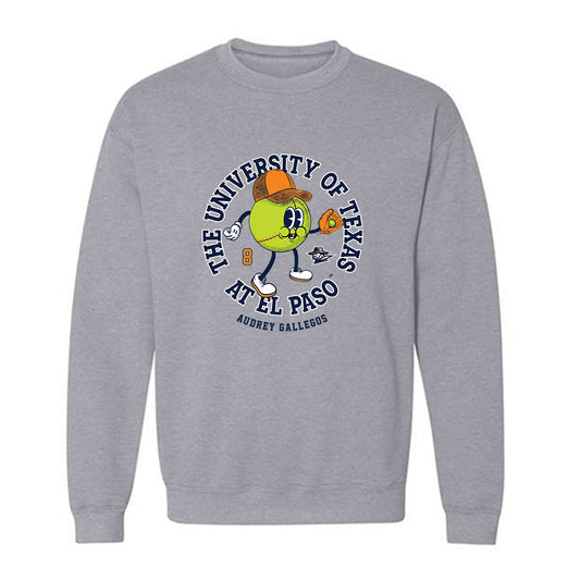 UTEP - NCAA Softball : Audrey Gallegos - Fashion Shersey Crewneck Sweatshirt