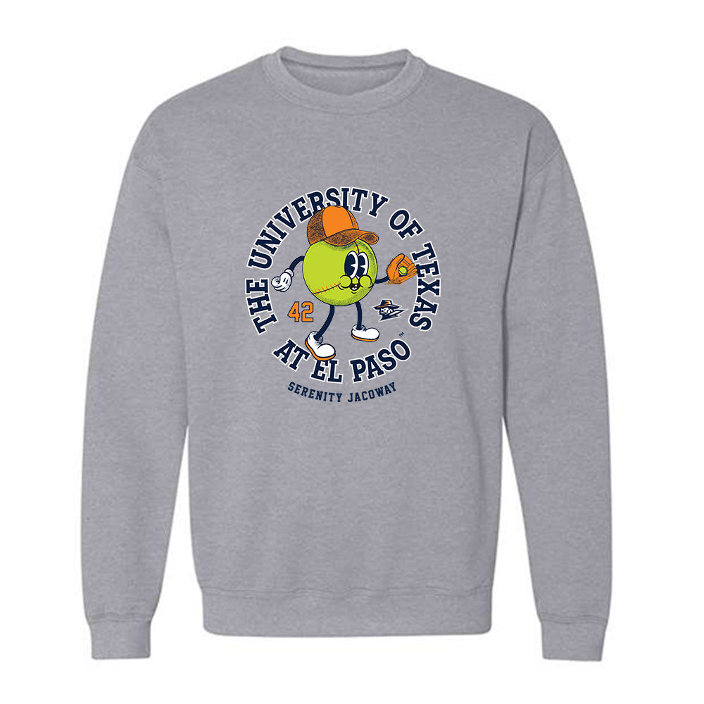 UTEP - NCAA Softball : Serenity Jacoway - Fashion Shersey Crewneck Sweatshirt