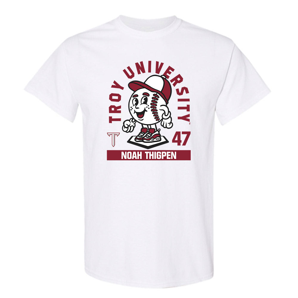 Troy - NCAA Baseball : Noah Thigpen - Fashion Shersey T-Shirt