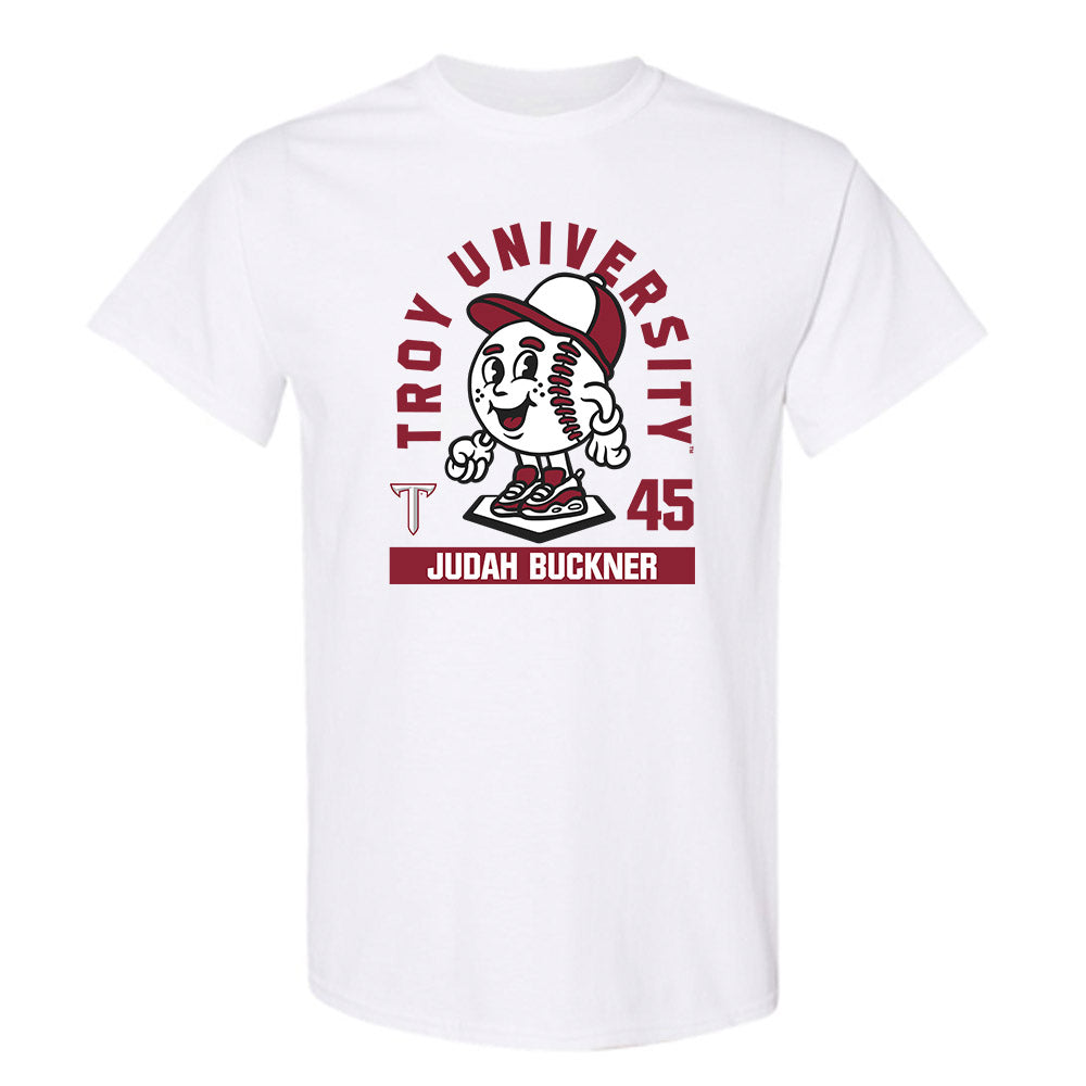 Troy - NCAA Baseball : Judah Buckner - Fashion Shersey T-Shirt-0