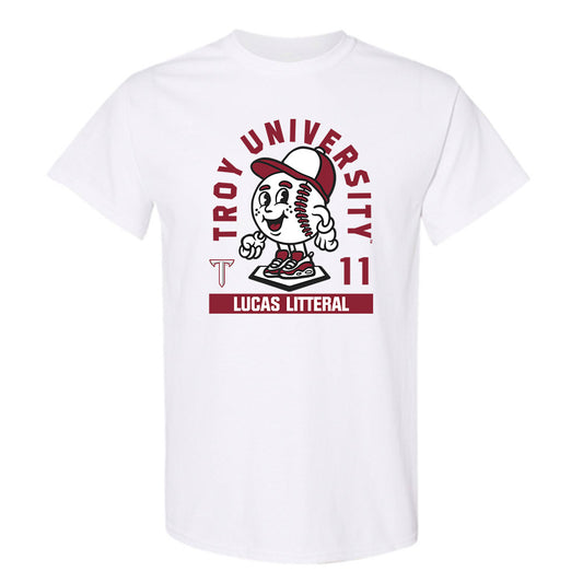Troy - NCAA Baseball : Lucas Litteral - Fashion Shersey T-Shirt-0