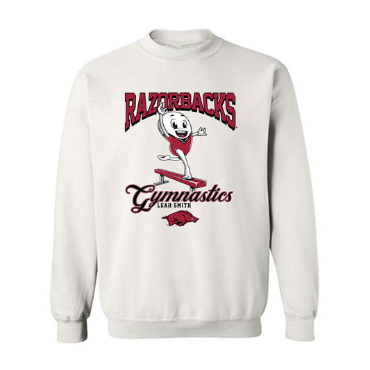 Arkansas - NCAA Women's Gymnastics : Leah Smith - Fashion Shersey Crewneck Sweatshirt-0