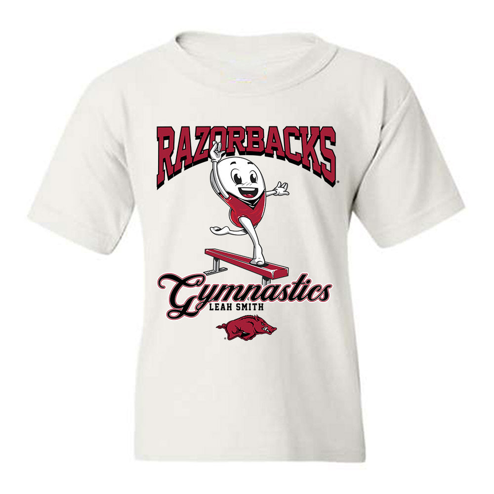 Arkansas - NCAA Women's Gymnastics : Leah Smith - Fashion Shersey Youth T-Shirt-0
