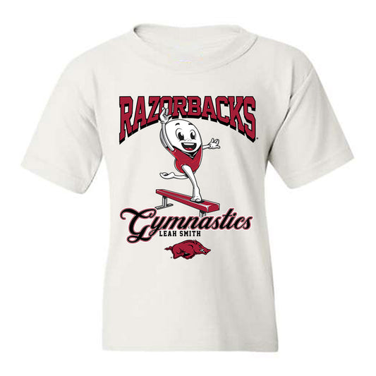 Arkansas - NCAA Women's Gymnastics : Leah Smith - Fashion Shersey Youth T-Shirt-0