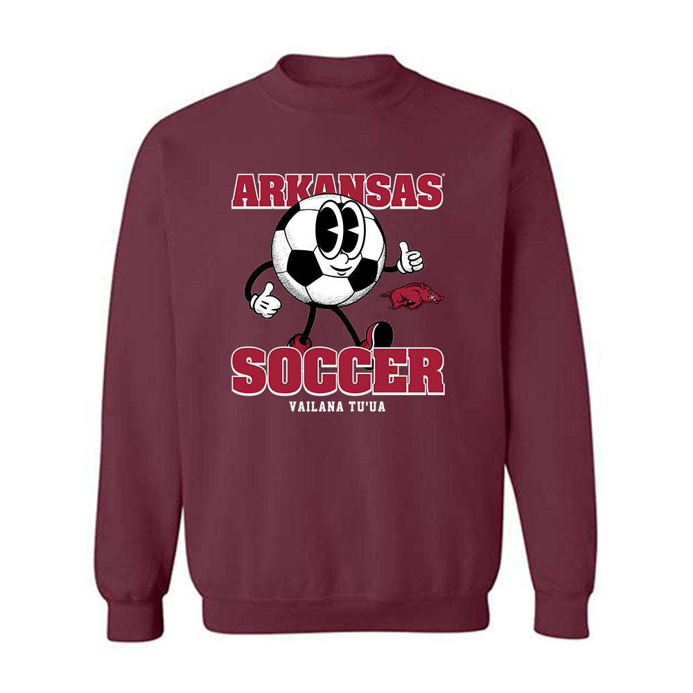Arkansas - NCAA Women's Soccer : Vailana Tu'ua - Fashion Shersey Crewneck Sweatshirt-0