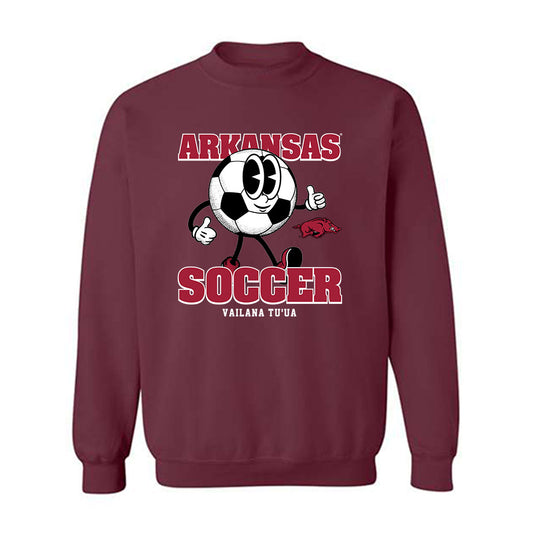 Arkansas - NCAA Women's Soccer : Vailana Tu'ua - Fashion Shersey Crewneck Sweatshirt-0