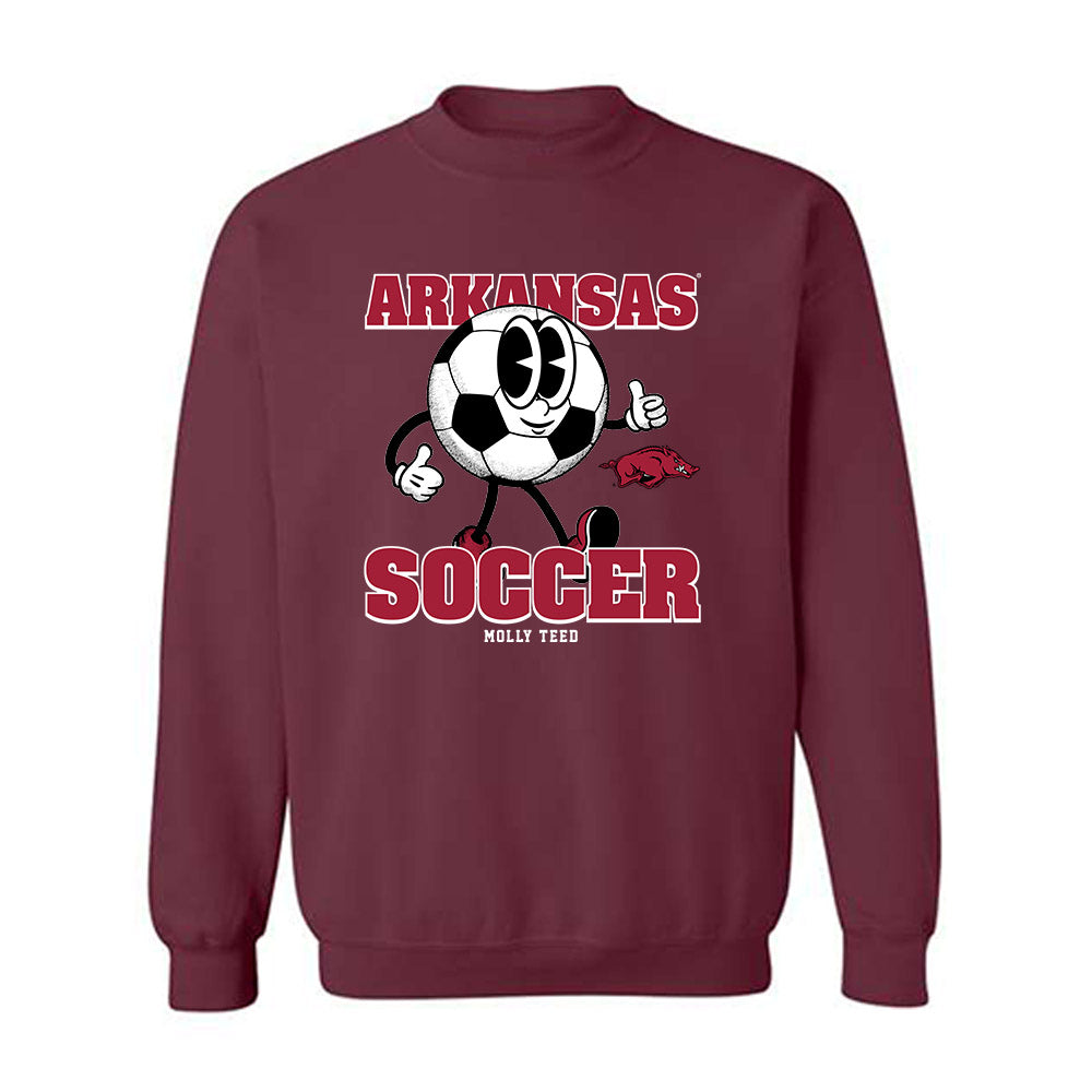 Arkansas - NCAA Women's Soccer : Molly Teed - Fashion Shersey Crewneck Sweatshirt-0