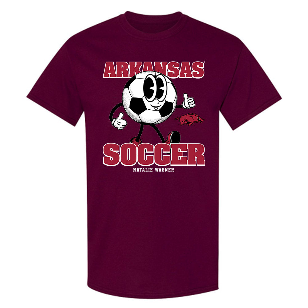 Arkansas - NCAA Women's Soccer : Natalie Wagner - Fashion Shersey T-Shirt-0