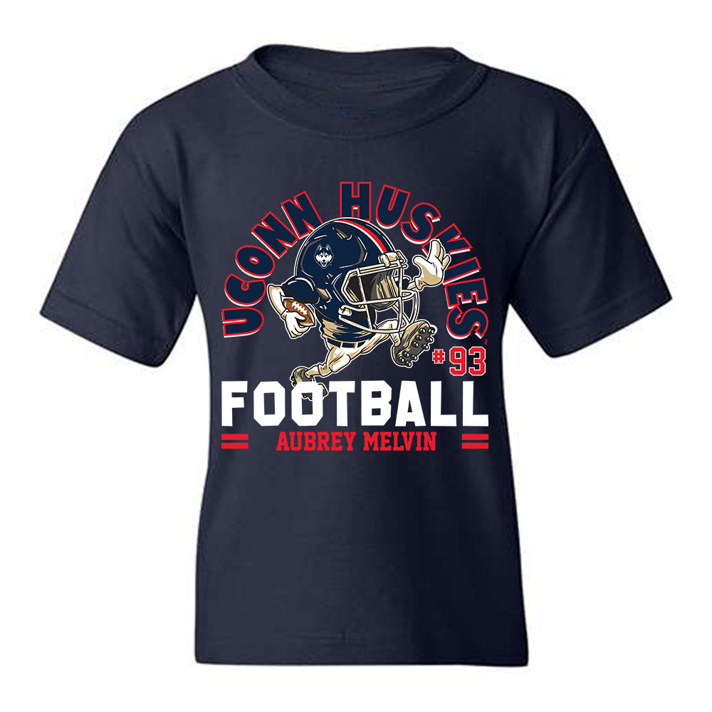 UConn - NCAA Football : Aubrey Melvin - Fashion Shersey Youth T-Shirt-0