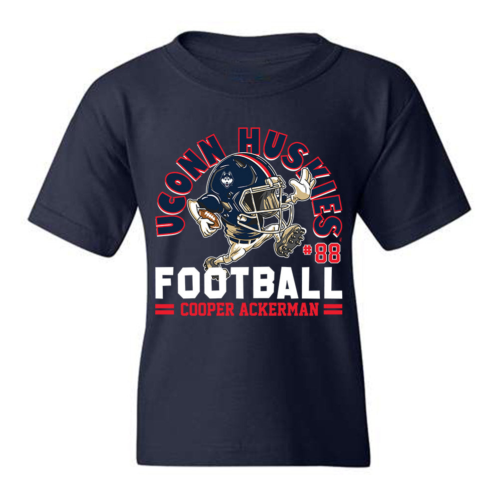 UConn - NCAA Football : Cooper Ackerman - Youth T-Shirt