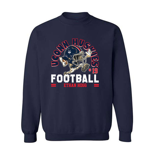 UConn - NCAA Football : Ethan Hogg - Fashion Shersey Crewneck Sweatshirt-0