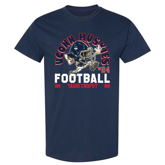 UConn - NCAA Football : Tashi Crofut - Fashion Shersey T-Shirt-0