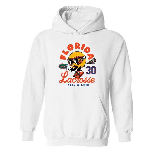 Florida - NCAA Women's Lacrosse : Carly Wilson - Fashion Shersey Hooded Sweatshirt-0