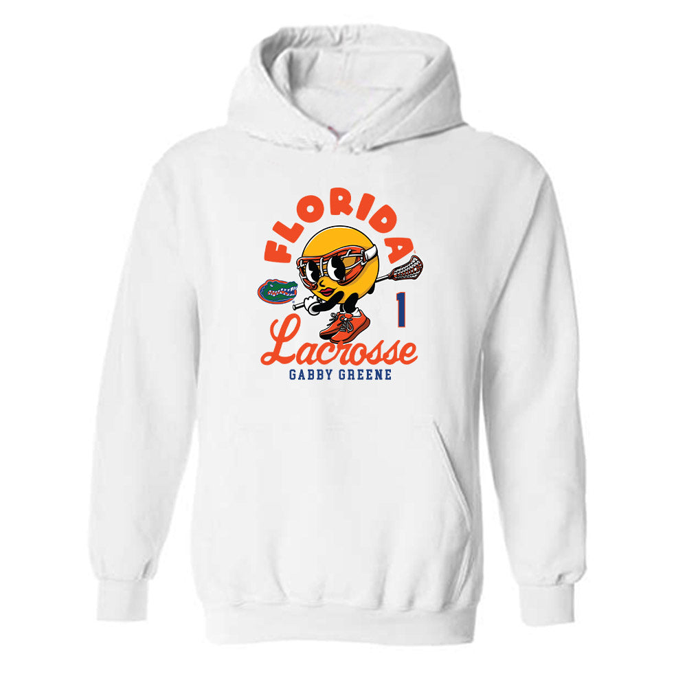 Florida - NCAA Women's Lacrosse : Gabby Greene - Fashion Shersey Hooded Sweatshirt