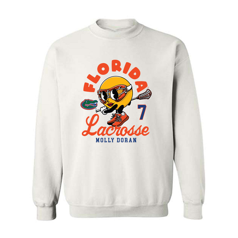Florida - NCAA Women's Lacrosse : Molly Doran - Fashion Shersey Crewneck Sweatshirt-0