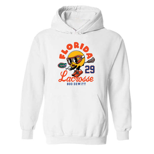 Florida - NCAA Women's Lacrosse : Boo DeWitt - Fashion Shersey Hooded Sweatshirt-0