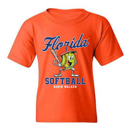 Florida - NCAA Softball : Robin Walker - Fashion Shersey Youth T-Shirt-0