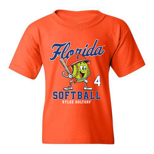 Florida - NCAA Softball : Rylee Holtorf - Fashion Shersey Youth T-Shirt