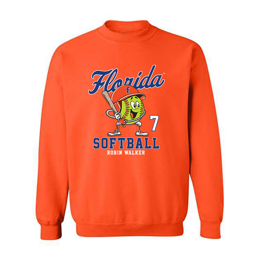 Florida - NCAA Softball : Robin Walker - Fashion Shersey Crewneck Sweatshirt-0