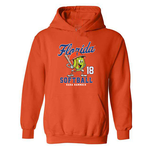 Florida - NCAA Softball : Kara Hammock - Fashion Shersey Hooded Sweatshirt-0