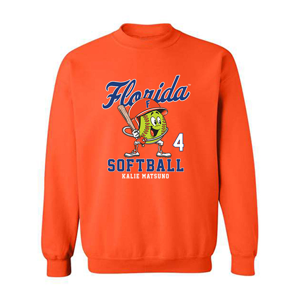 Florida - NCAA Softball : Kalie Matsuno - Fashion Shersey Crewneck Sweatshirt-0