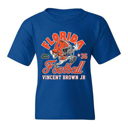 Florida - NCAA Football : Vincent Brown Jr - Fashion Shersey Youth T-Shirt-0