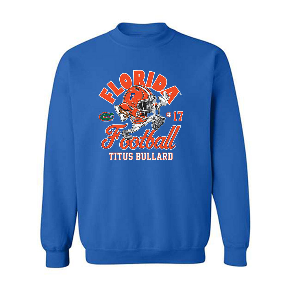 Florida - NCAA Football : Titus Bullard - Fashion Shersey Crewneck Sweatshirt-0