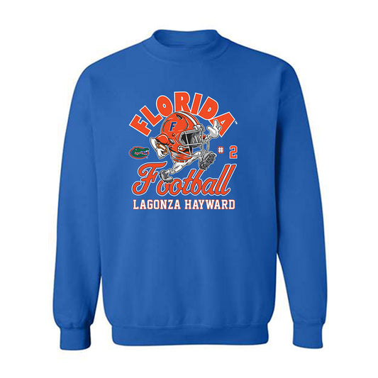Florida - NCAA Football : Lagonza Hayward - Fashion Shersey Crewneck Sweatshirt-0