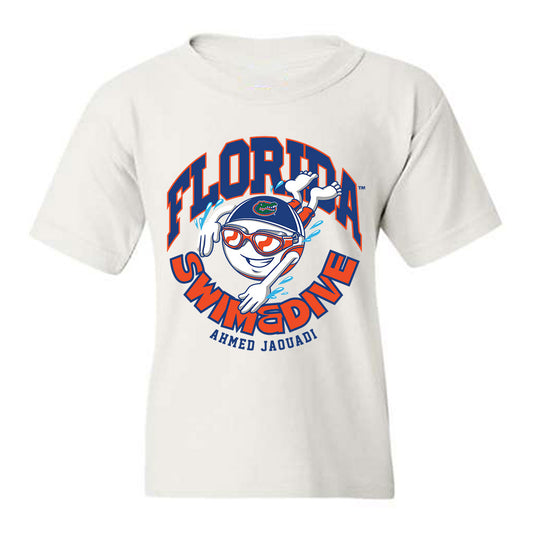 Florida - NCAA Men's Swimming & Diving : Ahmed Jaouadi - Fashion Shersey Youth T-Shirt-0