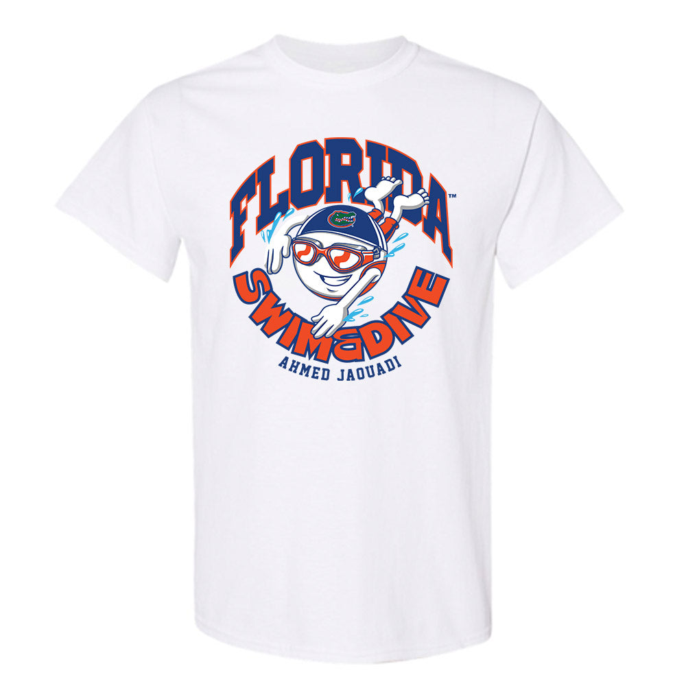Florida - NCAA Men's Swimming & Diving : Ahmed Jaouadi - Fashion Shersey T-Shirt-0