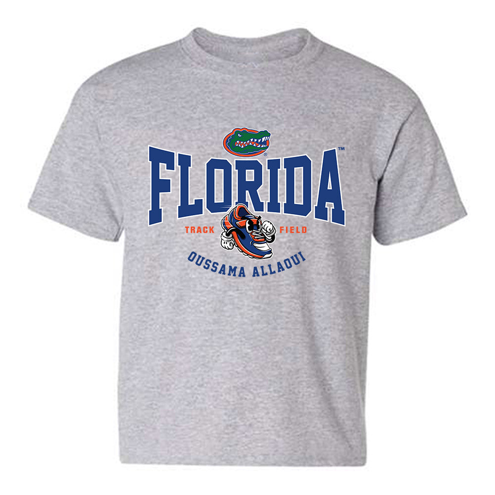 Florida - NCAA Men's Track & Field : Oussama Allaoui - Fashion Shersey Youth T-Shirt-0