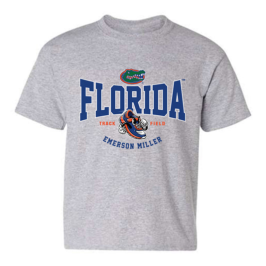 Florida - NCAA Men's Track & Field : Emerson Miller - Fashion Shersey Youth T-Shirt-0