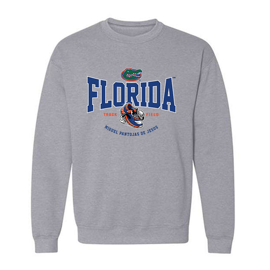 Florida - NCAA Men's Track & Field : Miguel Pantojas De Jesus - Fashion Shersey Crewneck Sweatshirt