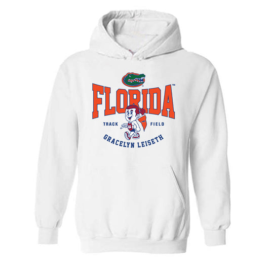 Florida - NCAA Women's Track & Field : Gracelyn Leiseth - Fashion Shersey Hooded Sweatshirt