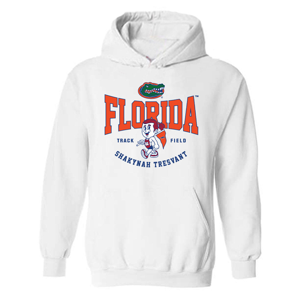 Florida - NCAA Women's Track & Field : Shakynah Tresvant - Fashion Shersey Hooded Sweatshirt
