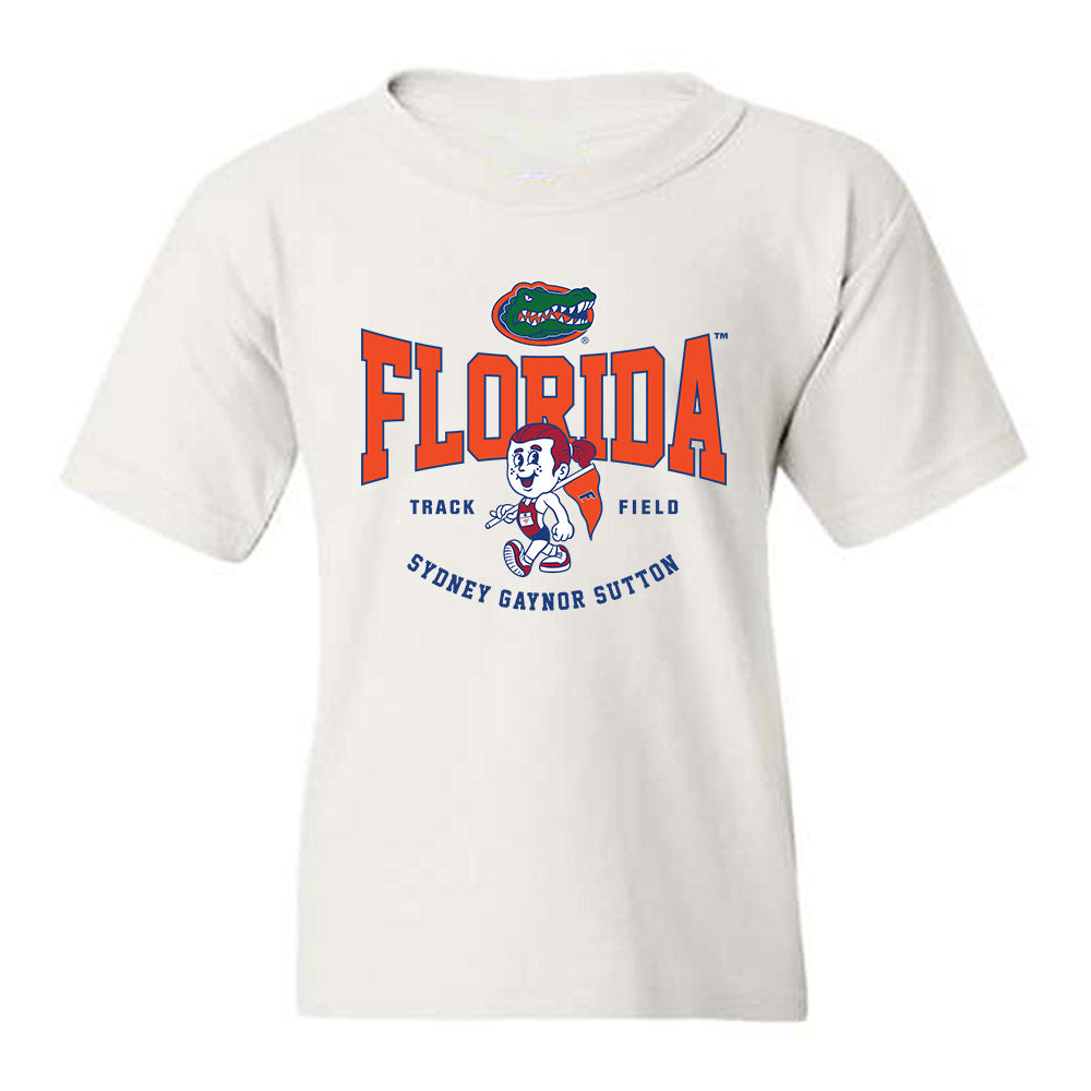 Florida - NCAA Women's Track & Field : Sydney Gaynor Sutton - Fashion Shersey Youth T-Shirt-0