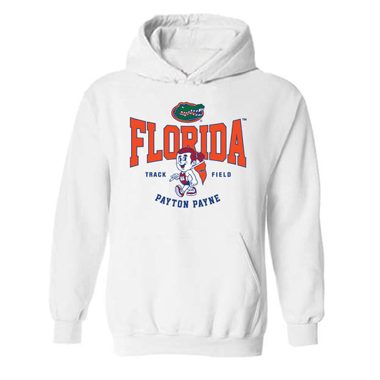 Florida - NCAA Women's Track & Field : Payton Payne - Fashion Shersey Hooded Sweatshirt-0