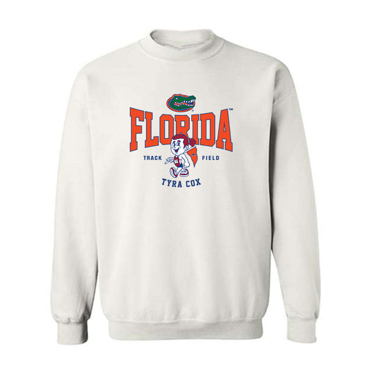 Florida - NCAA Women's Track & Field : Tyra Cox - Fashion Shersey Crewneck Sweatshirt-0