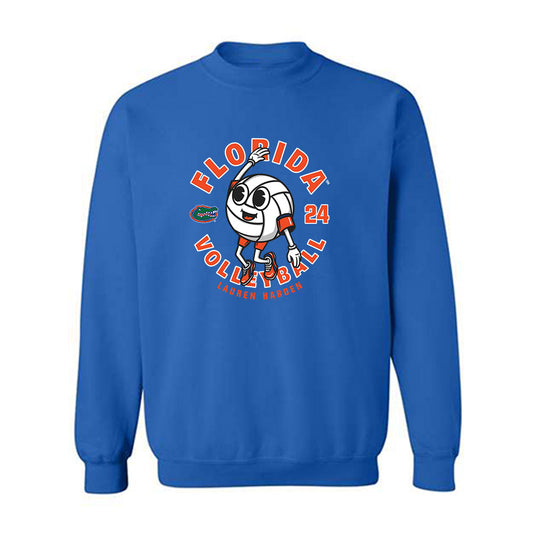 Florida - NCAA Women's Volleyball : Lauren Harden - Fashion Shersey Crewneck Sweatshirt