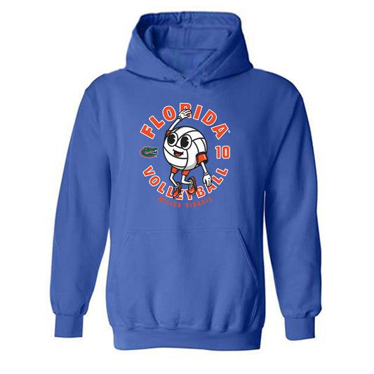 Florida - NCAA Women's Volleyball : Milica Vidacic - Fashion Shersey Hooded Sweatshirt-0