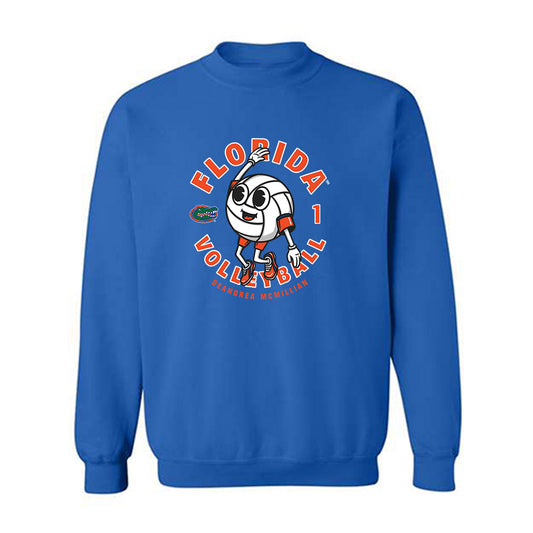 Florida - NCAA Women's Volleyball : DeAndrea McMillian - Fashion Shersey Crewneck Sweatshirt-0