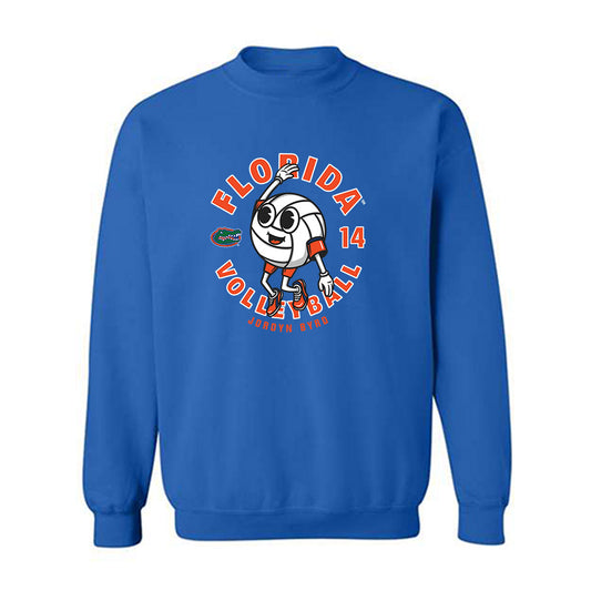 Florida - NCAA Women's Volleyball : Jordyn Byrd - Fashion Shersey Crewneck Sweatshirt-0