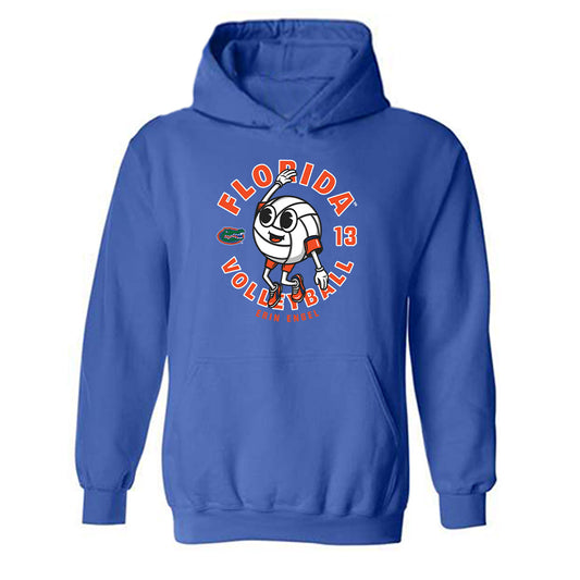 Florida - NCAA Women's Volleyball : Erin Engel - Fashion Shersey Hooded Sweatshirt