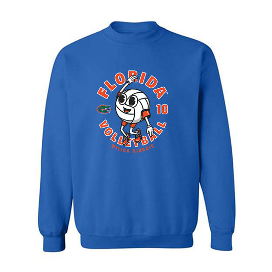 Florida - NCAA Women's Volleyball : Milica Vidacic - Fashion Shersey Crewneck Sweatshirt-0