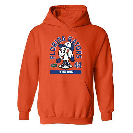 Florida - NCAA Baseball : Felix Ong - Fashion Shersey Hooded Sweatshirt