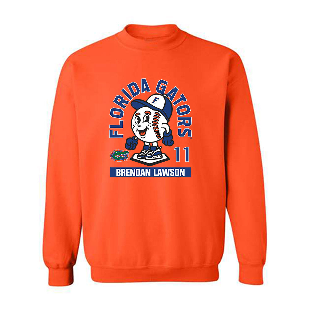 Florida - NCAA Baseball : Brendan Lawson - Fashion Shersey Crewneck Sweatshirt-0