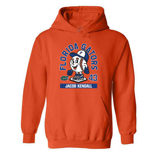 Florida - NCAA Baseball : Jacob Kendall - Fashion Shersey Hooded Sweatshirt-0